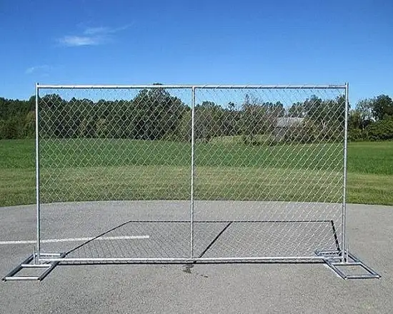 Durable temporary fencing solution used across the USA.